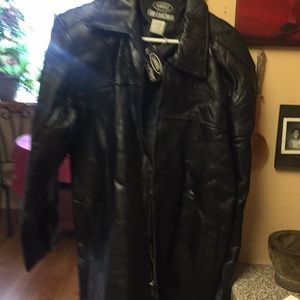 100% Leather mens coat BRAND NEW WITH TAGS